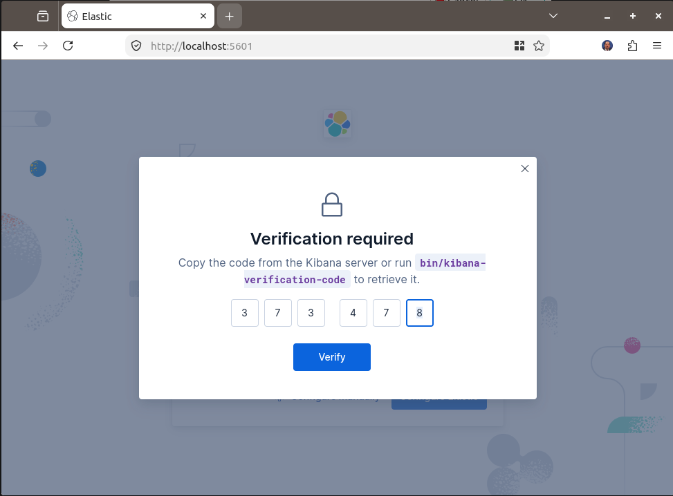 Elastic verification code