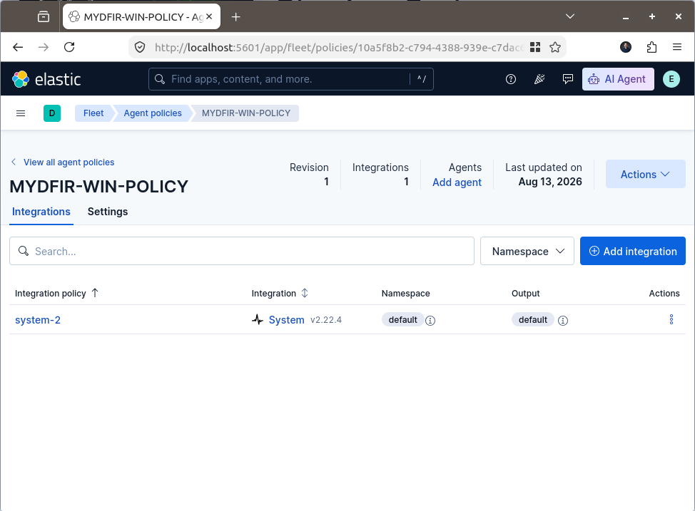 MYDFIR-POLICY Add Agent