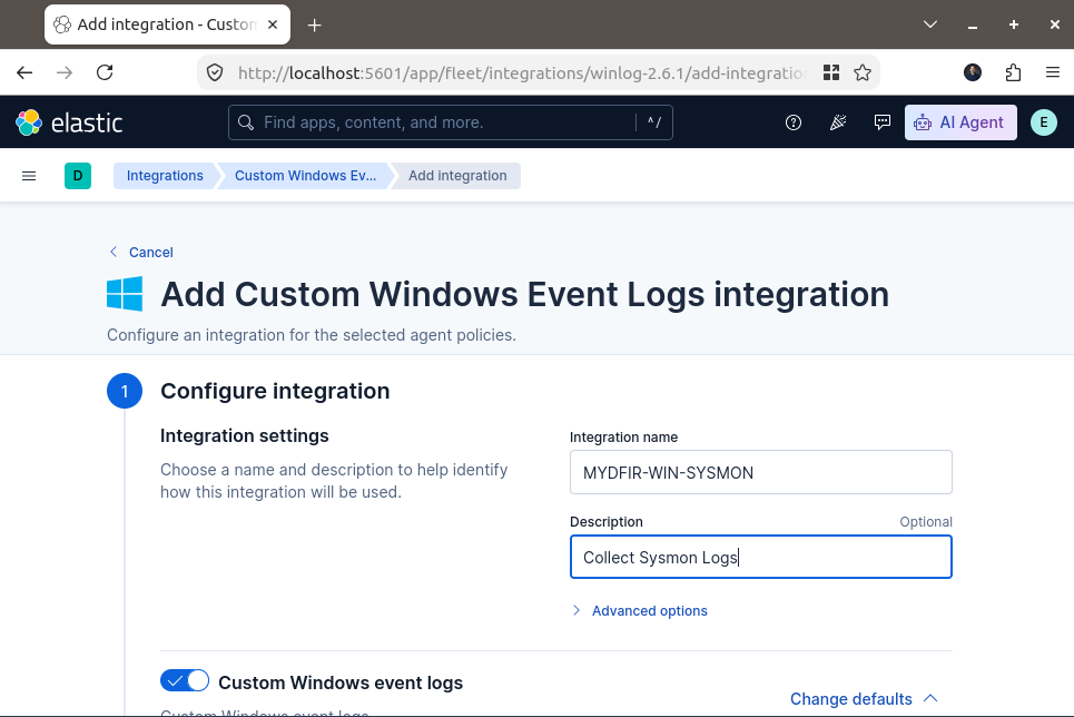 Configure Integration