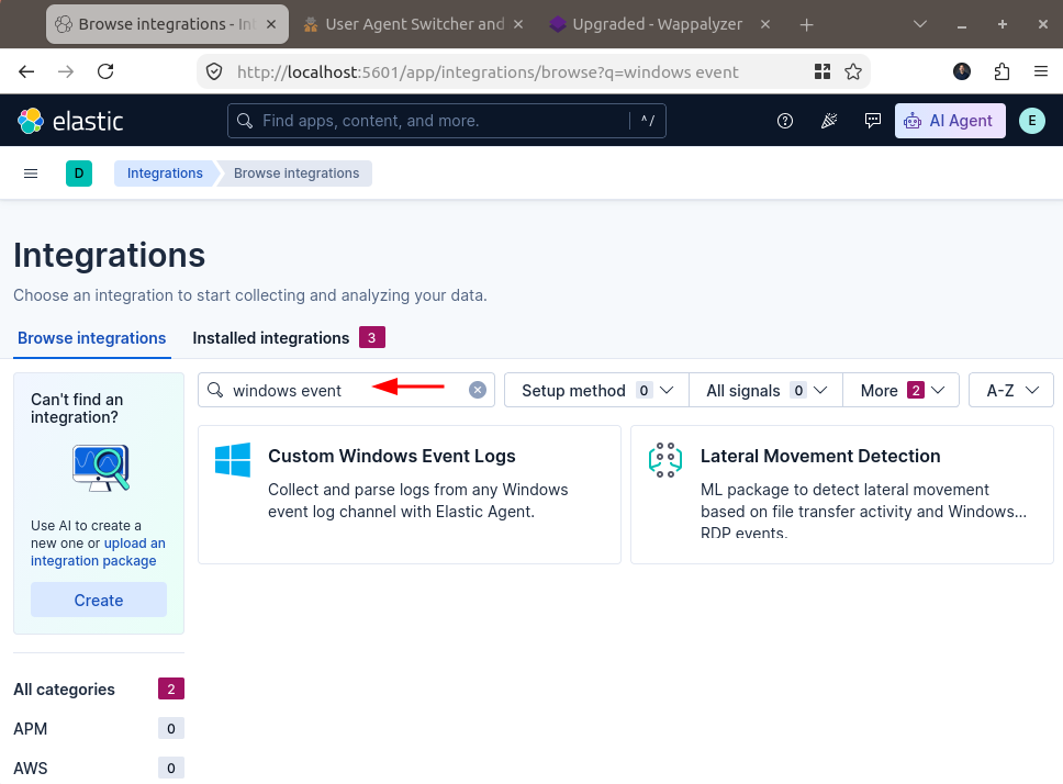 Search Windows Events